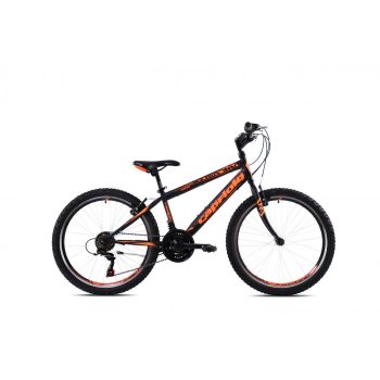   Capriolo Rapide 240 24" gyerek kerékpár Fekete-Narancs 2021