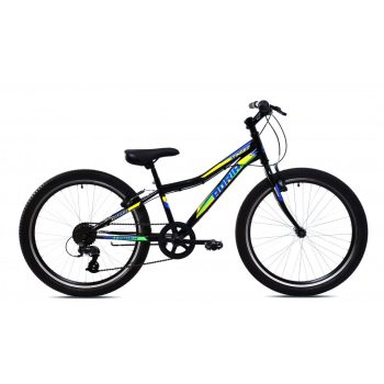 Adria Stinger 24 gyerek kerékpár Fekete-Kék