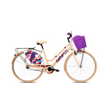 Adria Jasmin női városi kerékpár Krém